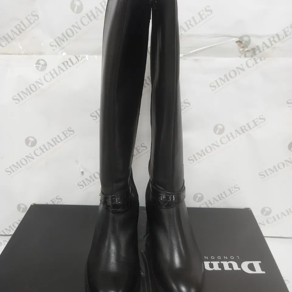 BOXED DUNE LONDON LEATHER BOOTS SIZE 5