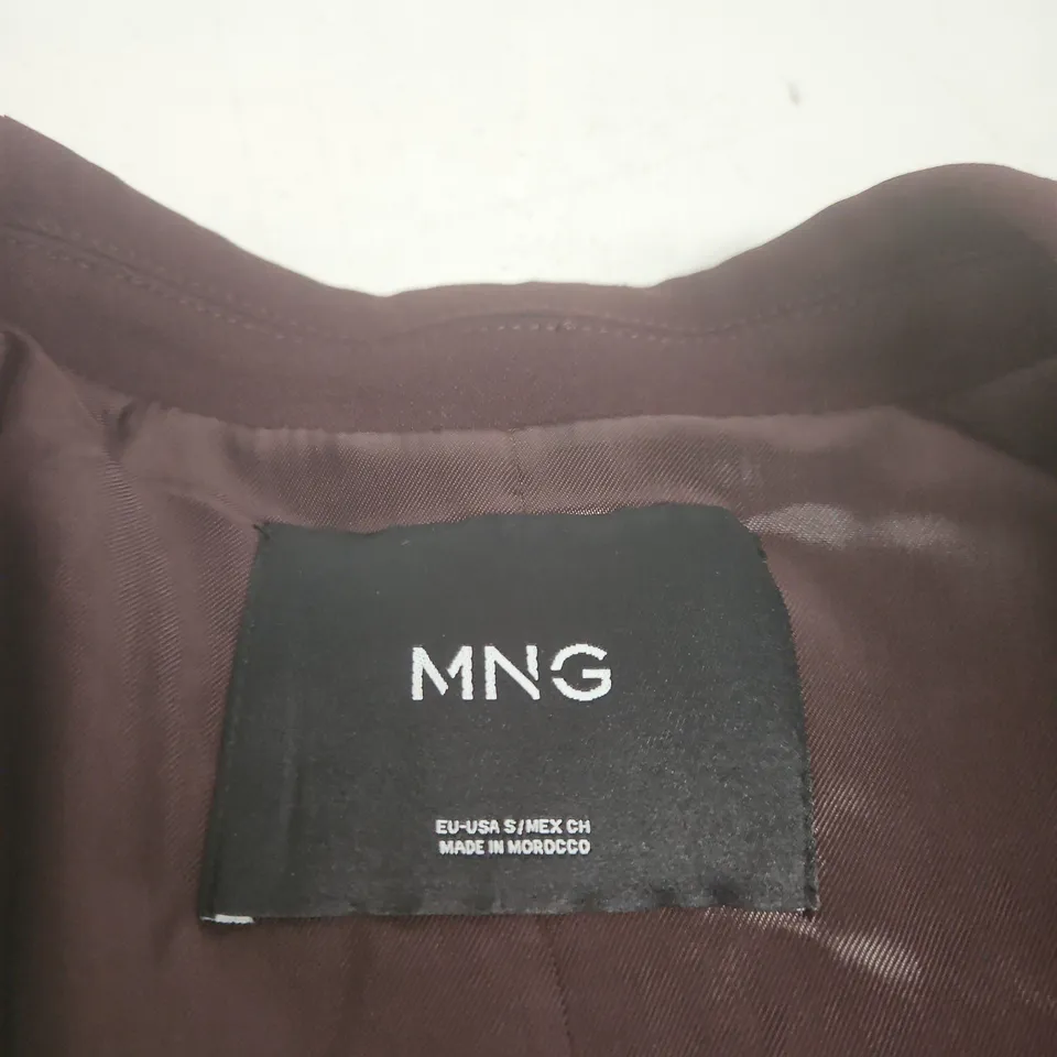 MANGO BLAZER JACKET – BURGUNDY/BROWN – MEN’S – SIZE S/M