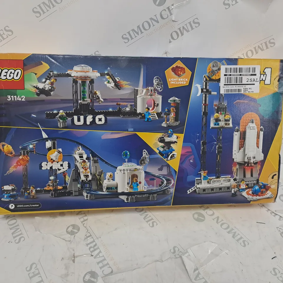 SPACE ROLLER COASTER LEGO SET 