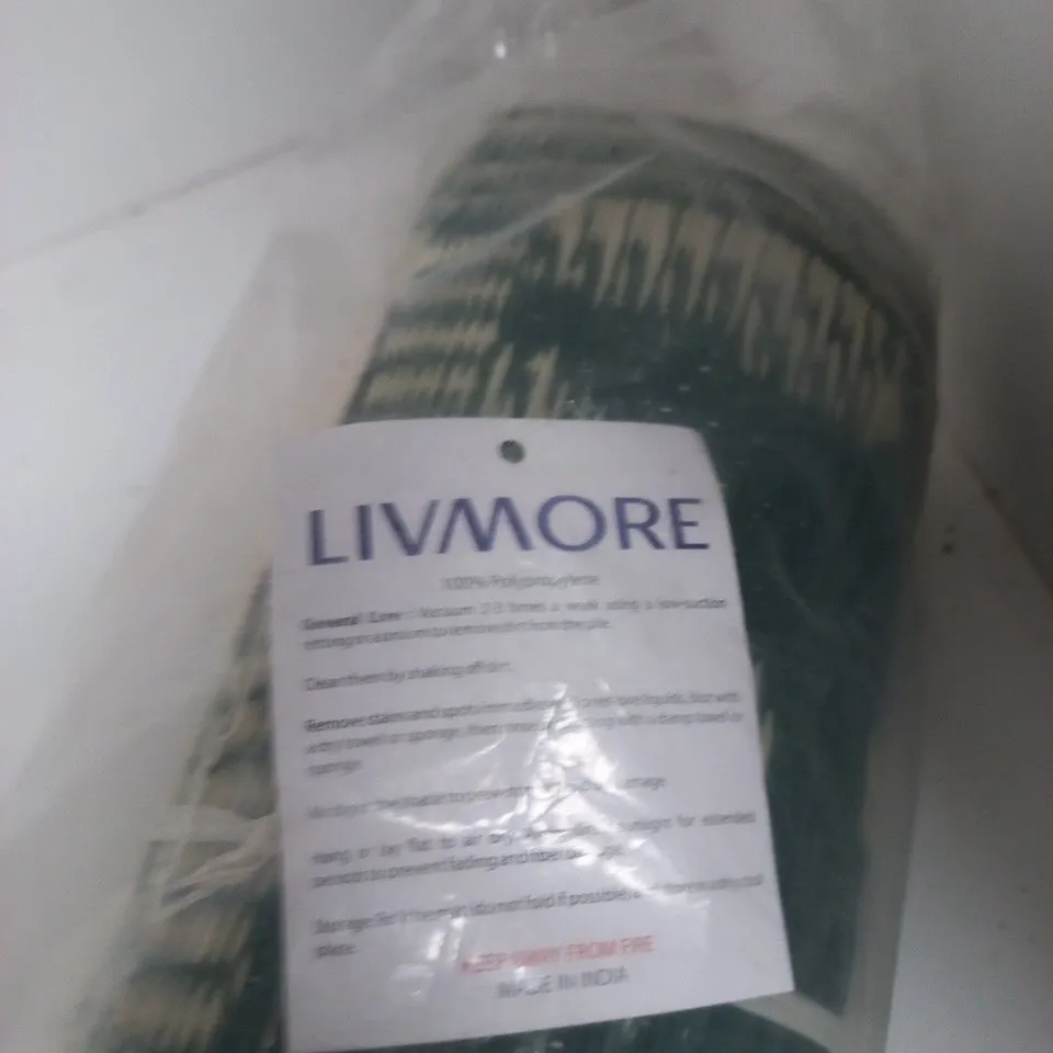 LIVMORE PATTERNED RUG – ROLLED, WRAPPED IN PLASTIC