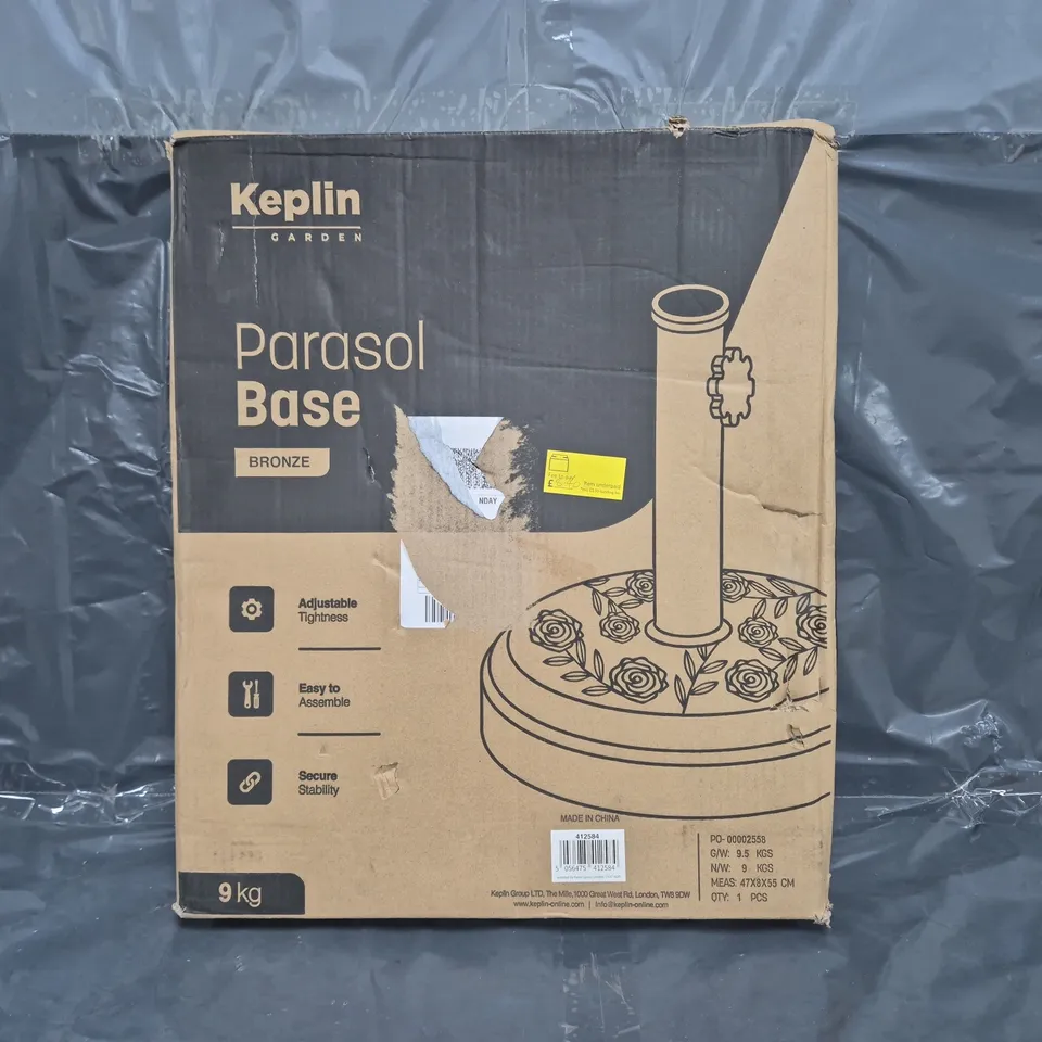 KEPLIN PARASOL BASE IN BRONZE