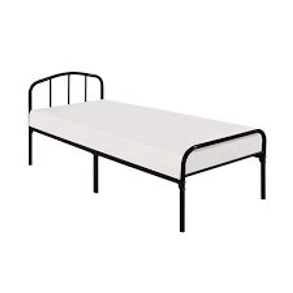 BRAND NEW BOXED MILTON 3'0 SINGLE BED - BLACK