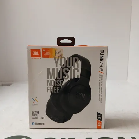 JBL TUNE 750BTNC WIRELESS OVER-EAR HEADPHONES – BLACK (BOXED)