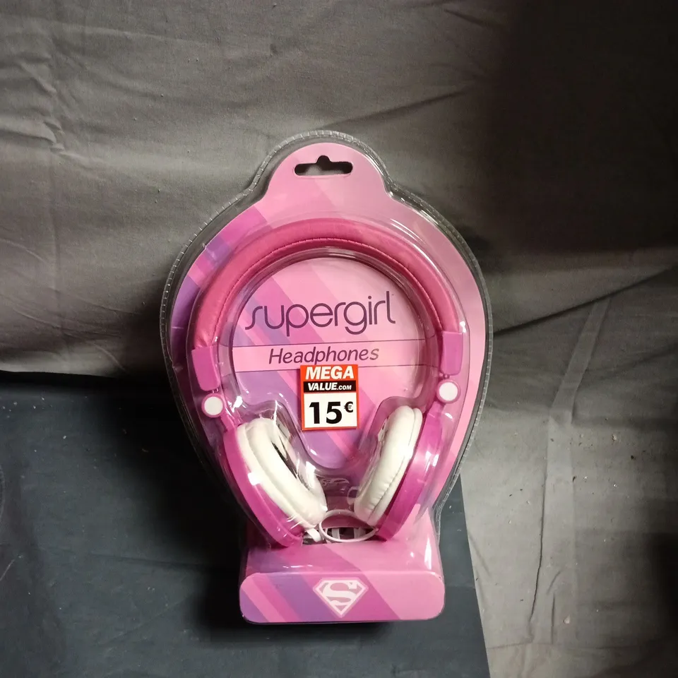SUPERGIRL HEADPHONES – PINK