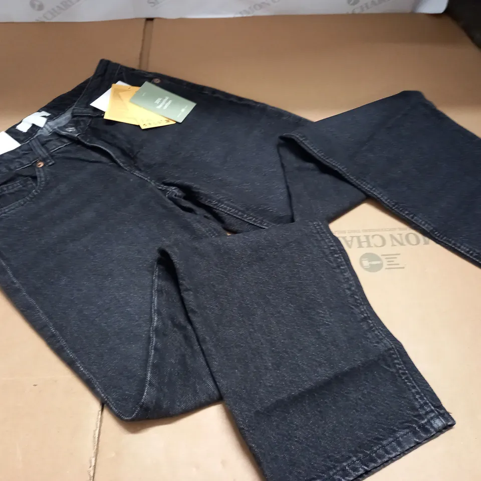 H&M STRAIGHT LOW WAIST JEANS - UK 6