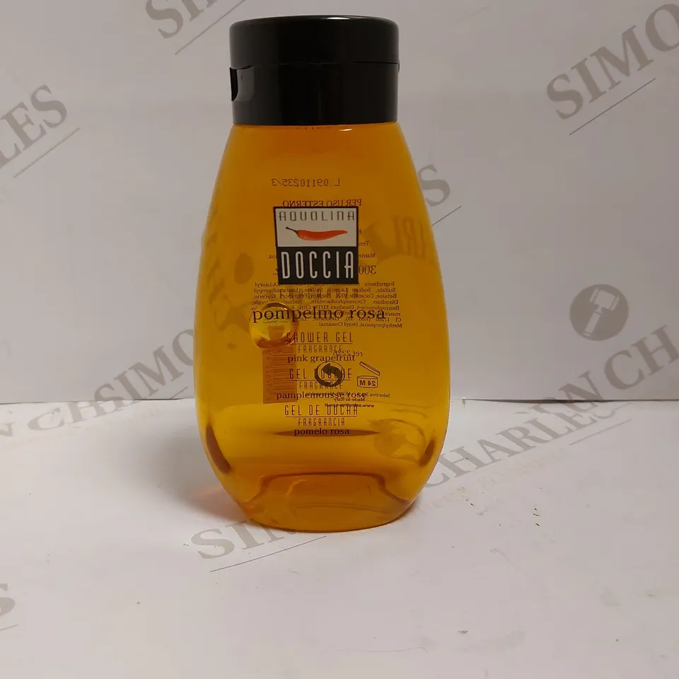 BOX OF APPROXIMATELY 10 AQUOILINA DOCCIA POMPELMO ROSA PINK GRAPEFRUIT SHOWER GEL