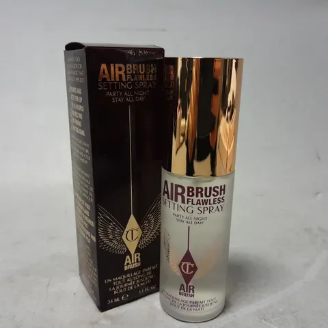 BOXED CHARLOTTE TILBURY AIRBRUSH FLAWLESS SETTING SPRAY 34ML