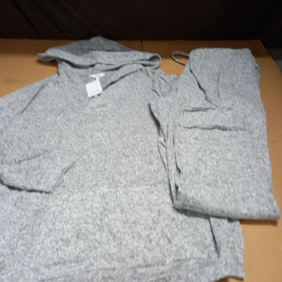 PRETTY SECRETS LOUNGE SET IN CHARCOAL MARL - UK 16/18