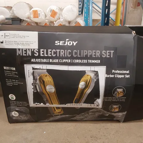 BOXED SEJOY MEN'S ELECTRIC CLIPPER SET 