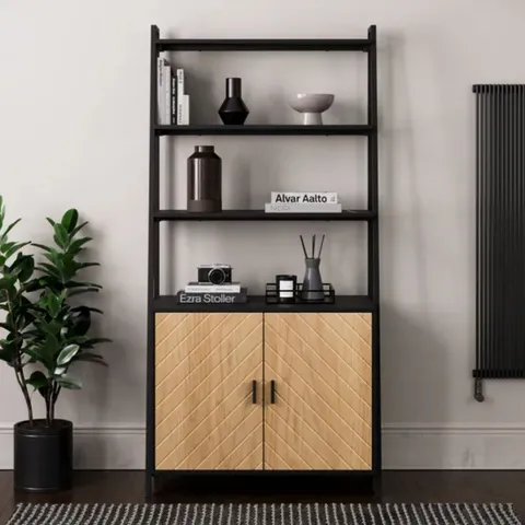 BOXED NIXON LADDER SHELF BOOKCASE (1 BOX)