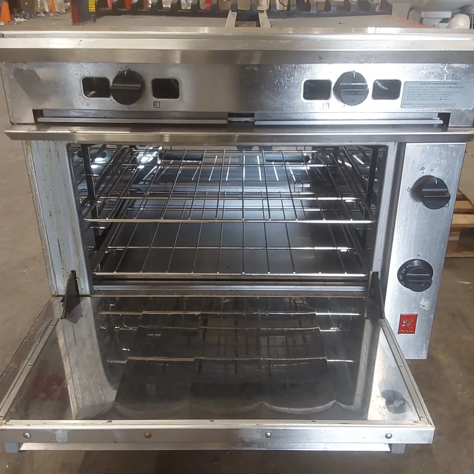 FALCON G1006FX TB CHIEFTAIN TWIN BULLSEYE SOLID TOP OVEN RANGE