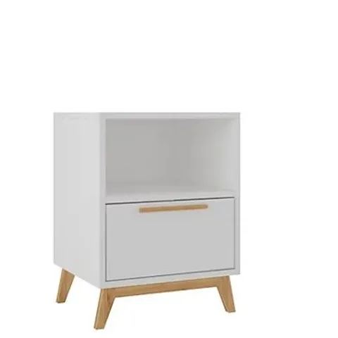 BRAND NEW BOXED OUT & OUT DAKOTA SIDE TABLE - WHITE (1 BOX)