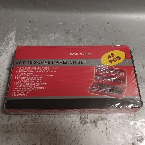 SEALED 46PCS SOCKET WRENCH SET