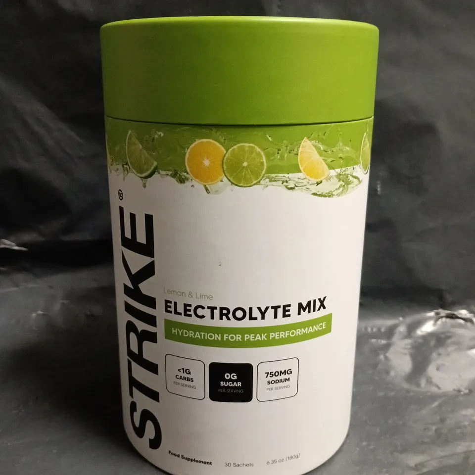 STRIKE LEMON & LIME ELECTROLYTE MIX (30 SACHETS)