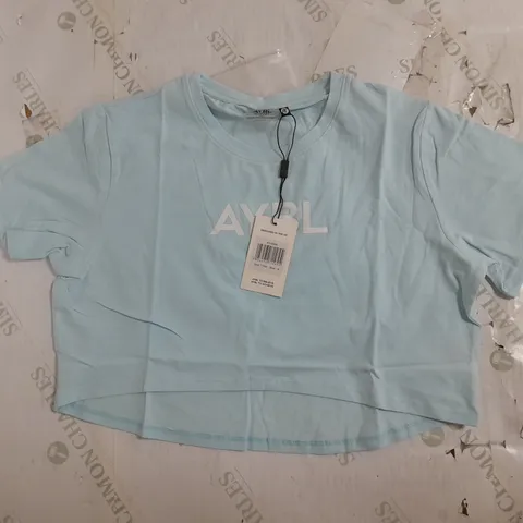 AYBL CROP TSHIRT IN BLUE SIZE M