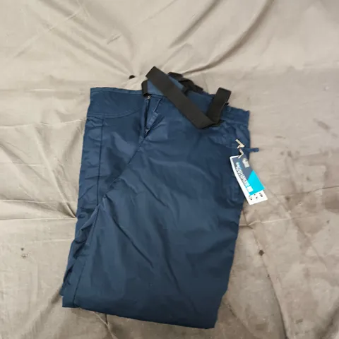 MOUNTAIN WAREHOUSE KIDS SNOW PANTS – DARK BLUE, 13 YEARS, WATER RESISTANT