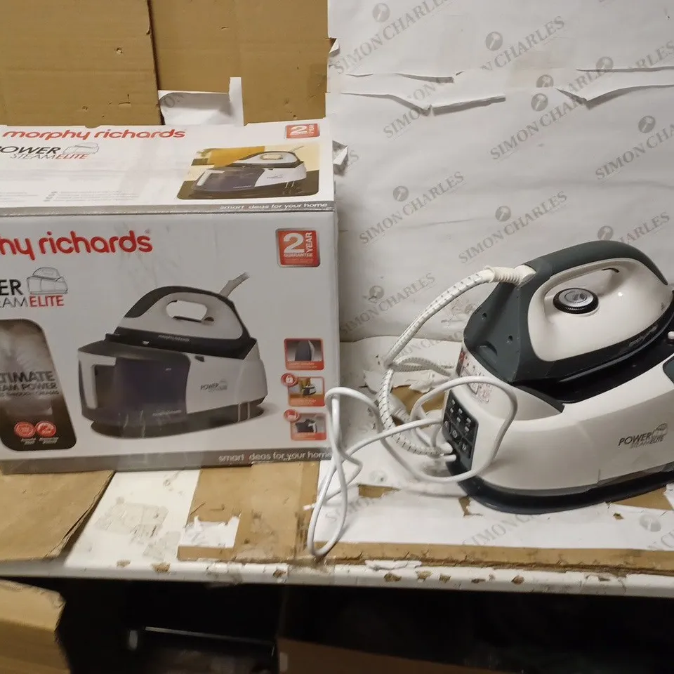 MORPHY RICHARDS POWER STEAM ELITE STEAM GENERATOR IRON GREY 