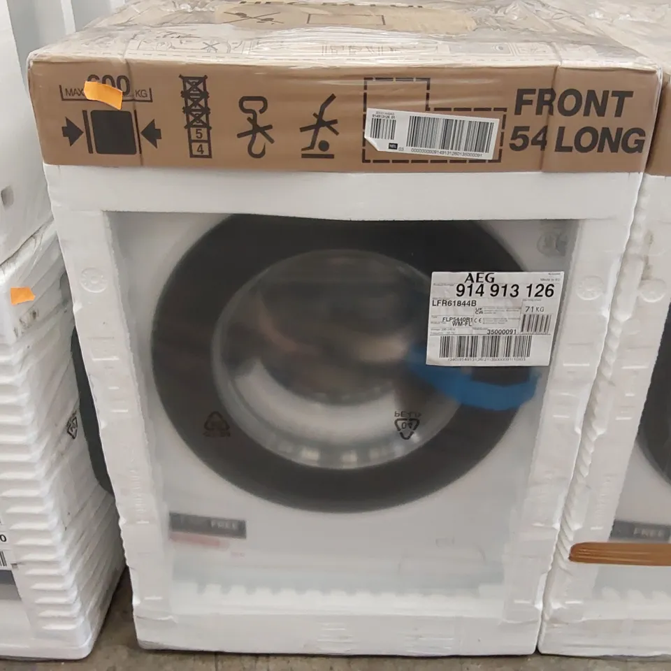 AEG PROSENSE TECHNOLOGY 8KG WASHING MACHINE WITH 1400 RPM - WHITE - A RATED Model LFR61844B RRP £542