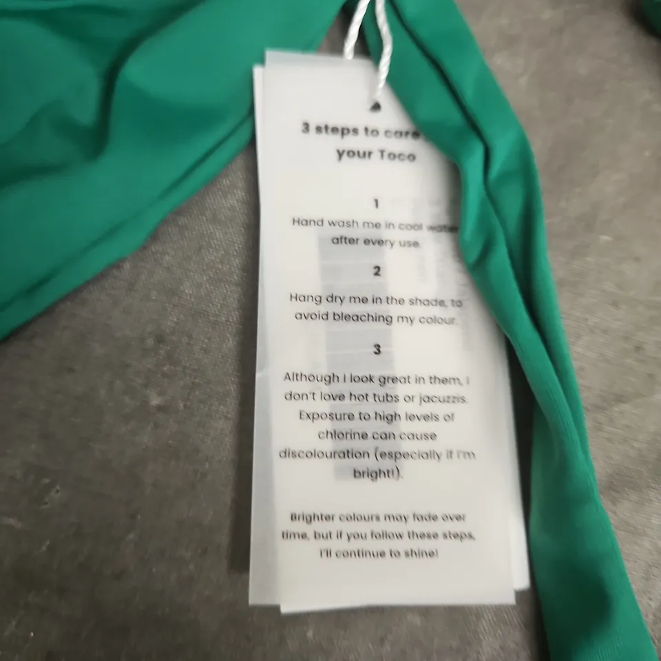The North Face black drawstring pants (XXL) + TOCO Pine Green bikini set (XL)