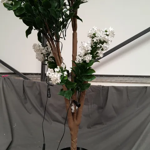 BOXED GARDEN REFLECTIONS FAUX CREPE MYRTLE PRELIT TREE