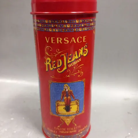 BOXED VERSACE RED JEANS WOMAN EAU DE TOILETTE 75ML