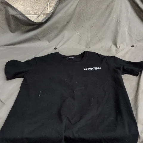 ESSENTIALS FEAR OF GOD BLACK T SHIRT, SIZE UNSPECIFIED
