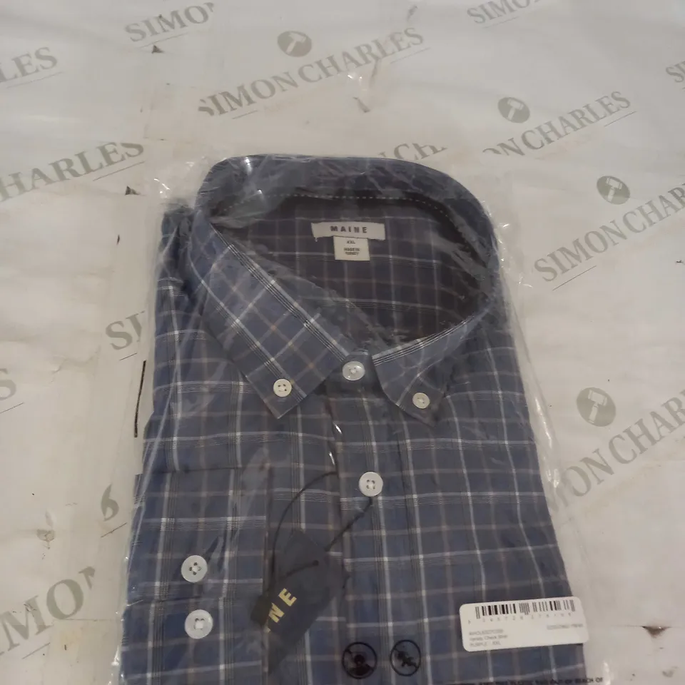 MAINE VARIETY CHECK SHIRT SIZE XXL 