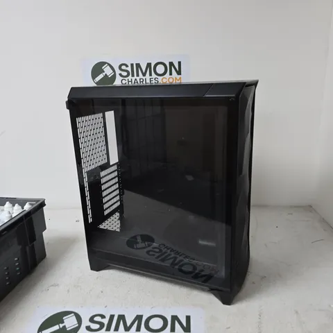 BLACK MID-TOWER PC CASE WITH MESH FRONT PANEL – 3 FANS