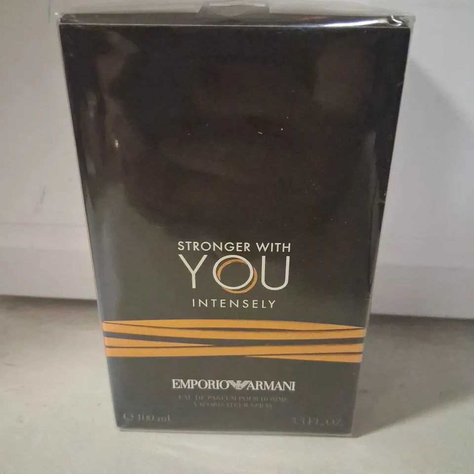 BOXED AND SEALED EMPORIO ARMANI STRONGER WITH YOU INTENSELY EAU DE PARFUM 100ML 