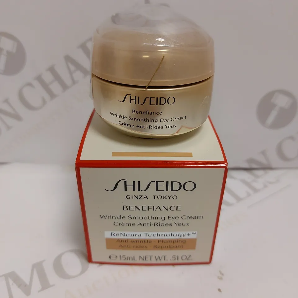 SHISEIDO BENEFIANCE WRINKLE SMOOTHING EYE CREAM 15ML