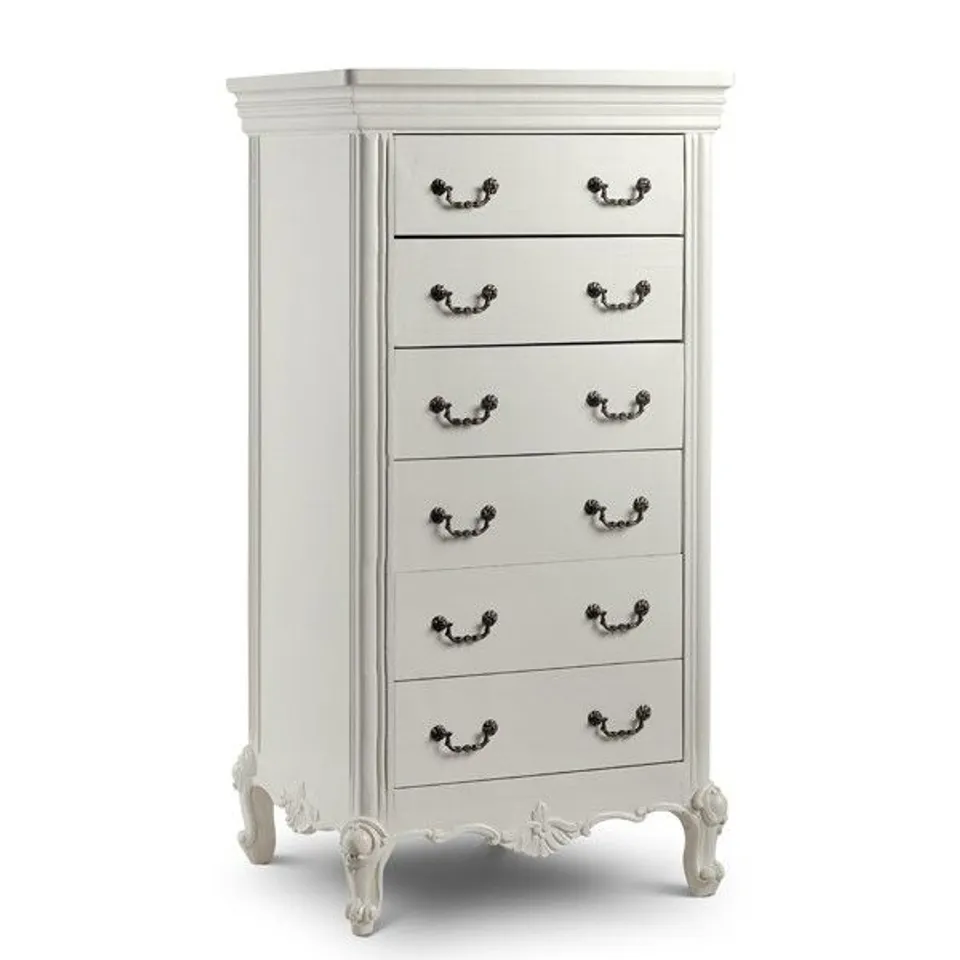 BOXED SOPHIA 6 DRAWER CHEST OF DRAWERS (1 BOX)