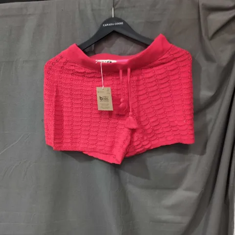 BODEN WOMEN'S KNIT SHORTS– PINK, SIZE S