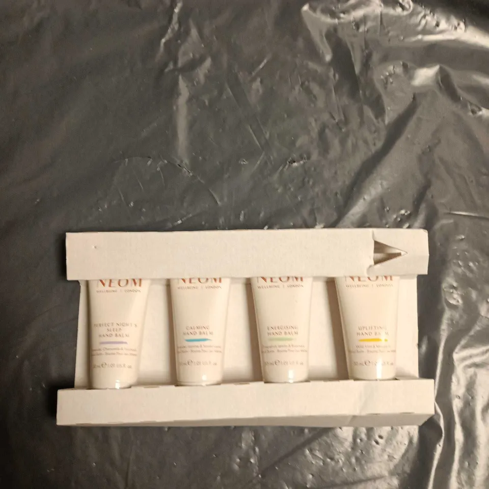 NEOM ORGANICS HAND BALM SET – 4 X 30ML (BOXED)