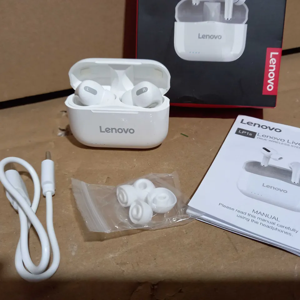 LENOVO LIVEPODS LP1s EARBUDS WHITE