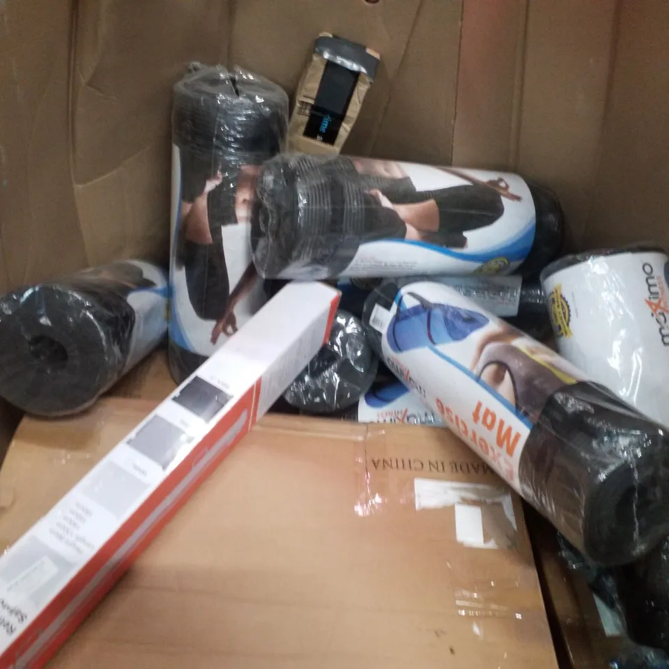 PALLET OF ASSORTED HOUSEHOLD GOODS AND PRODUCTS TO INCLUDE;SINGLE ELECTRIC FRYER,22" LED TV,GLASS WATER SYSTEM
