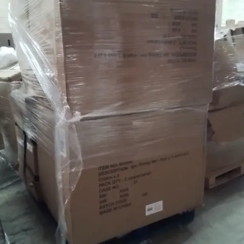 PALLET OF INCOMPLETE DINING SET
