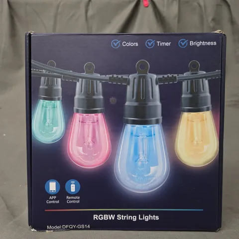 BOXED UNBRANDED RGBW STRING LIGHTS