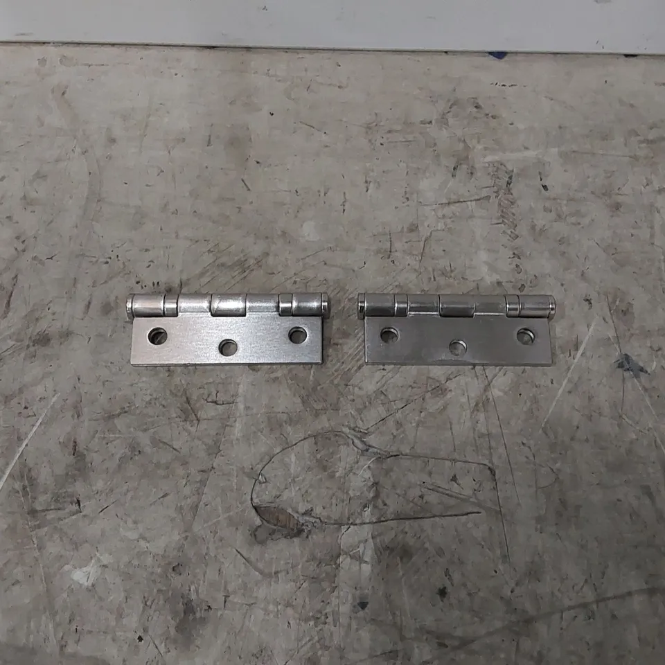 BOXED 76 X 51 X 2 MM BALL BEARING HINGE // APPROXIMATELY 5 PAIRS // (1 BOX)