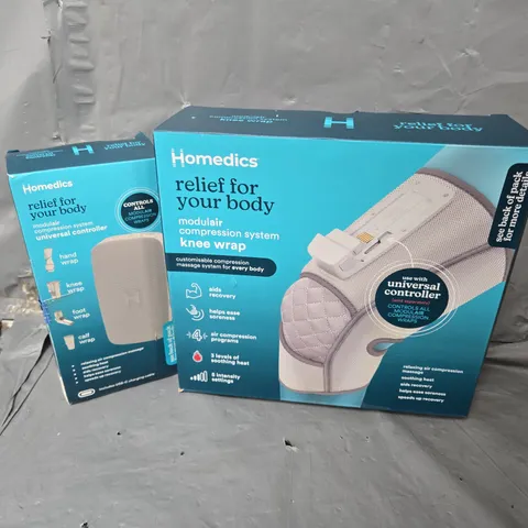 5 BOXED HOMEDICS MODULAIR COMPRESSION SYSTEM KNEE WRAPS (SR-CMK10H)