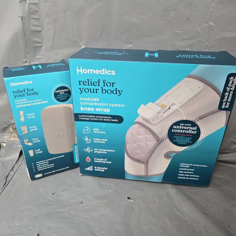5 BOXED HOMEDICS MODULAIR COMPRESSION SYSTEM KNEE WRAPS (SR-CMK10H)