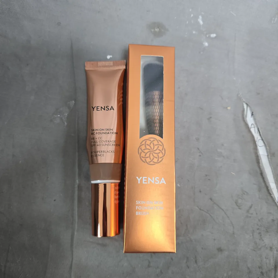 YENSA SUPER SERUM SILK FOUNDATION 30ML AND BRUSH