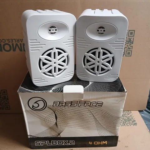 BASSFACE SPLBOX.2 4 OHM SPEAKERS (PAIR) – WHITE