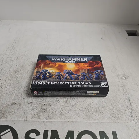 WARHAMMER 40,000 ASSAULT INTERCESSOR SQUAD – CITADEL MINIATURES (BOXED)