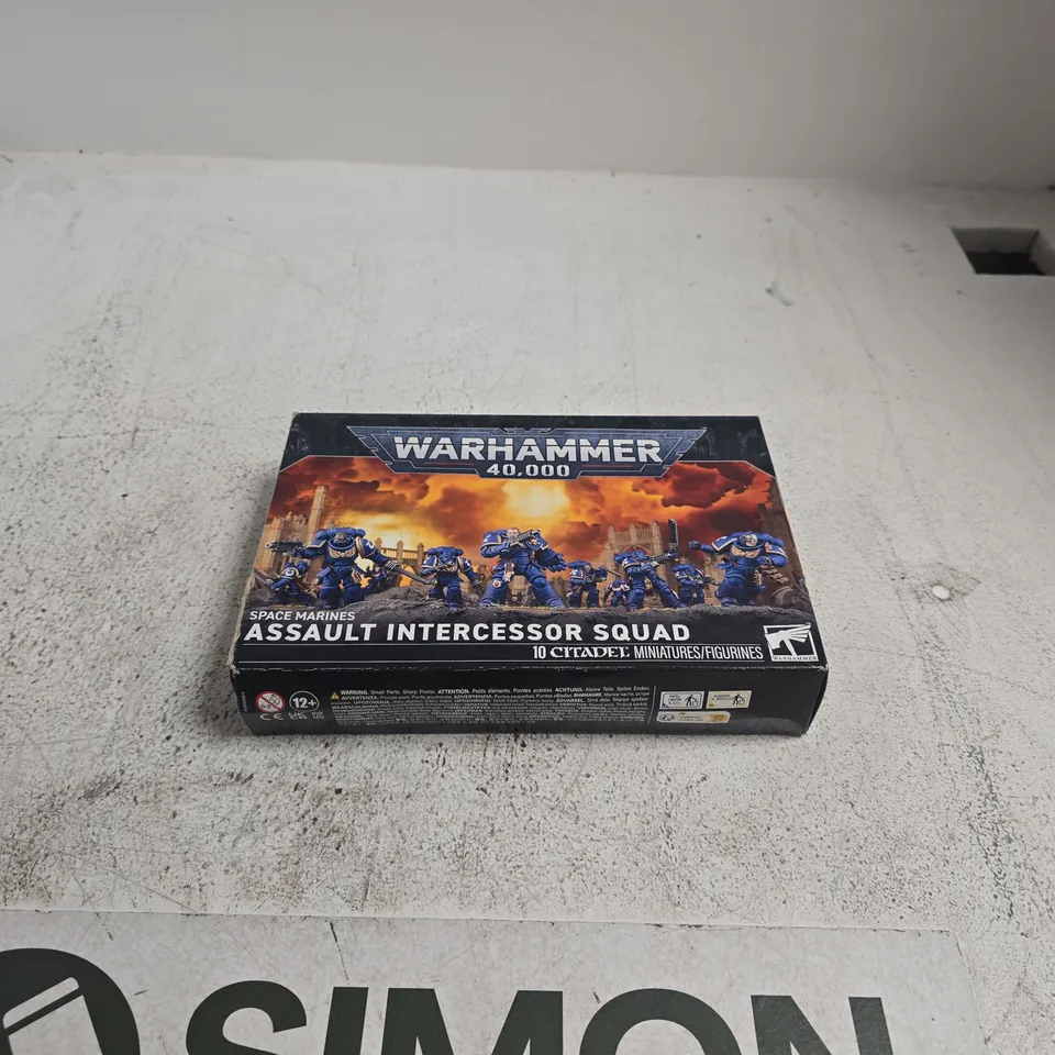 WARHAMMER 40,000 ASSAULT INTERCESSOR SQUAD – CITADEL MINIATURES (BOXED)