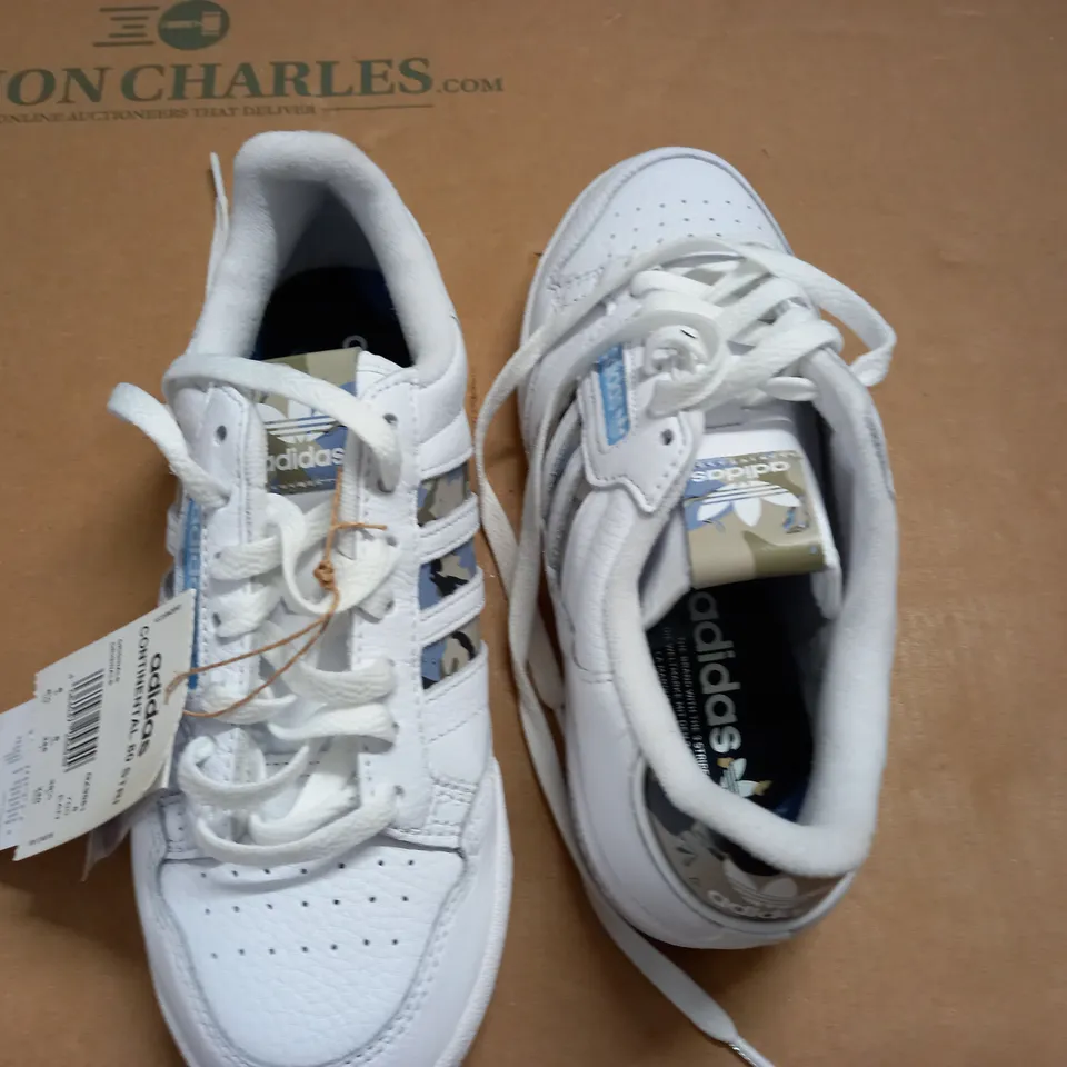PAIR OF ADIDAS CONTINENTAL 80 STRI TRAINERS - UK 6