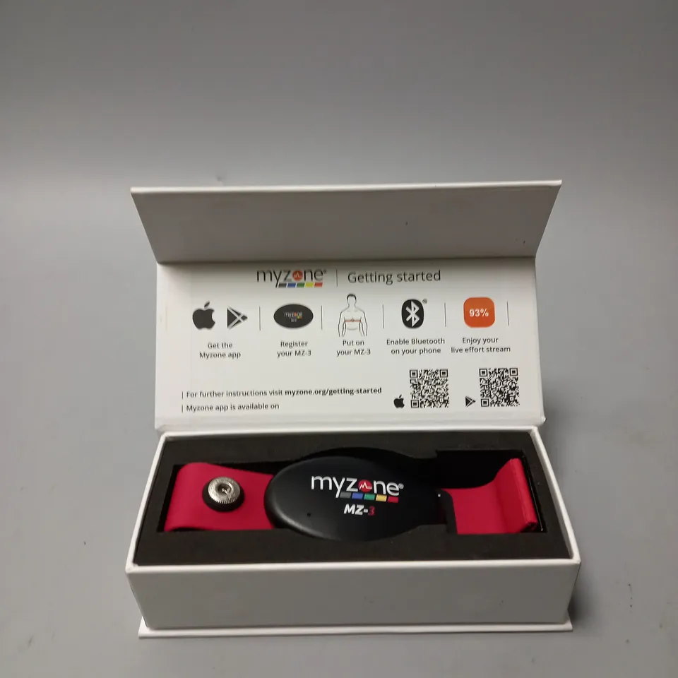 MYZONE MZ-3 HEART MONITOR & STANDARD BELT