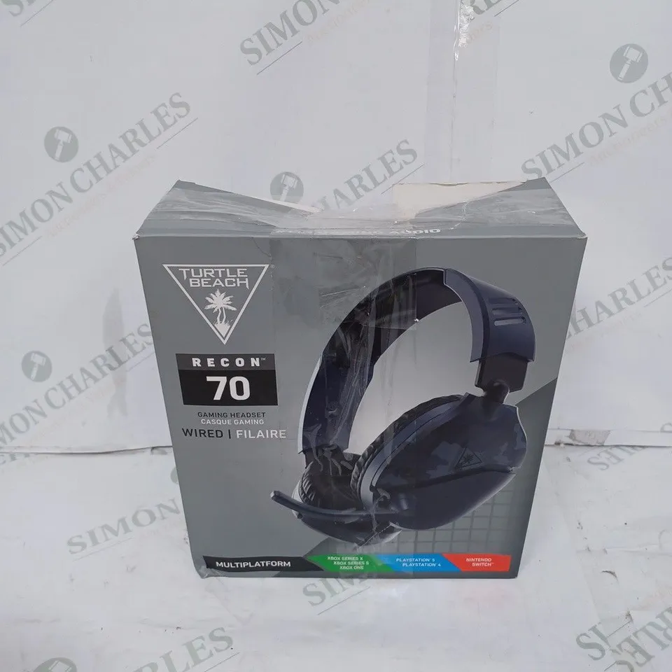 TURTLE BEACH RECON 70 WIRED MULTIPLATFORM GAMING HEADSET 