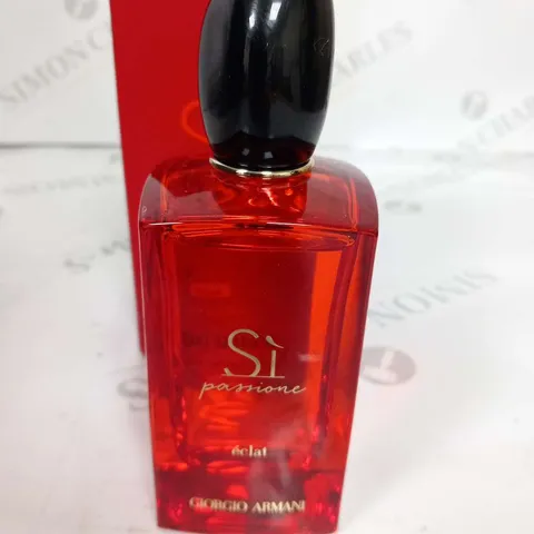BOXED SI PASSIONNE ECLAT EAU DE PARFUM GIORGIO ARMANI 100ML