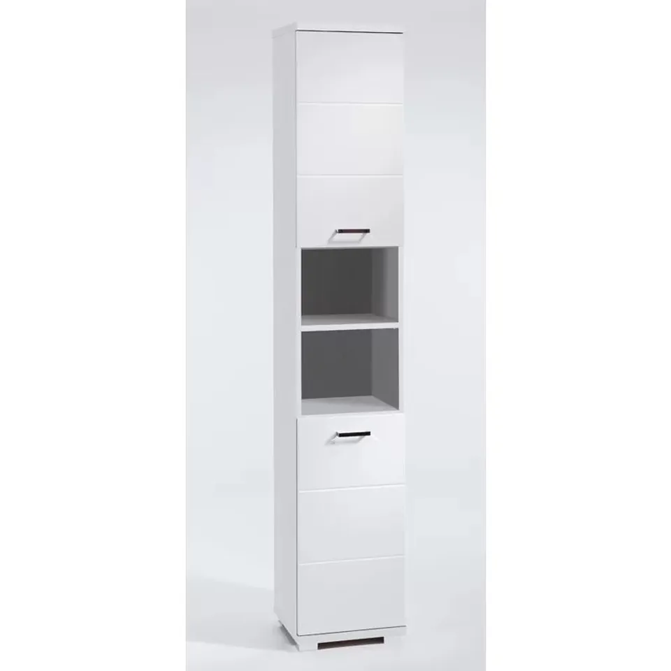 BOXED PEGUES FREESTANDING TALL BATHROOM CABINET  