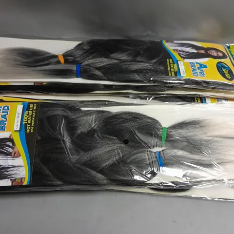 LOT OF APPROX 11 OLIVIA COLLECTION AFRI BRAID LONG WIGS